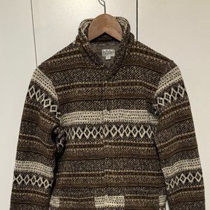 Nepenthes FWK Engineered Garments Fleece Jacket Brown Women’s size 1